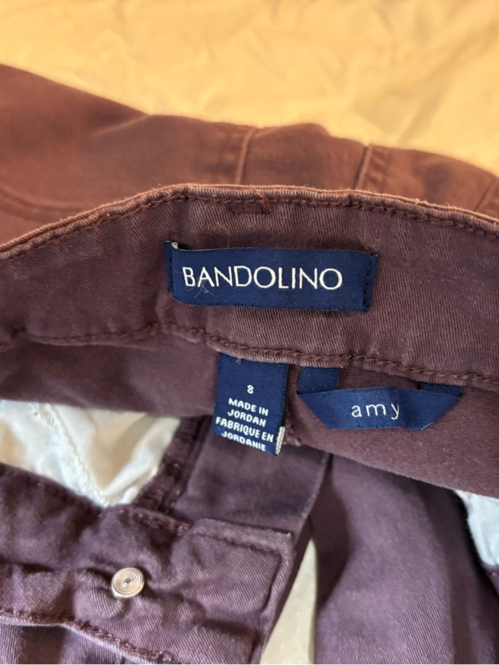 Bandolino Women’s purple Straight-Leg Jeans - Picture 8 of 15